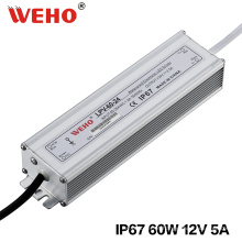 Fonte de alimentação impermeável 12V do interruptor de IP67 60W com Ce / RoHS